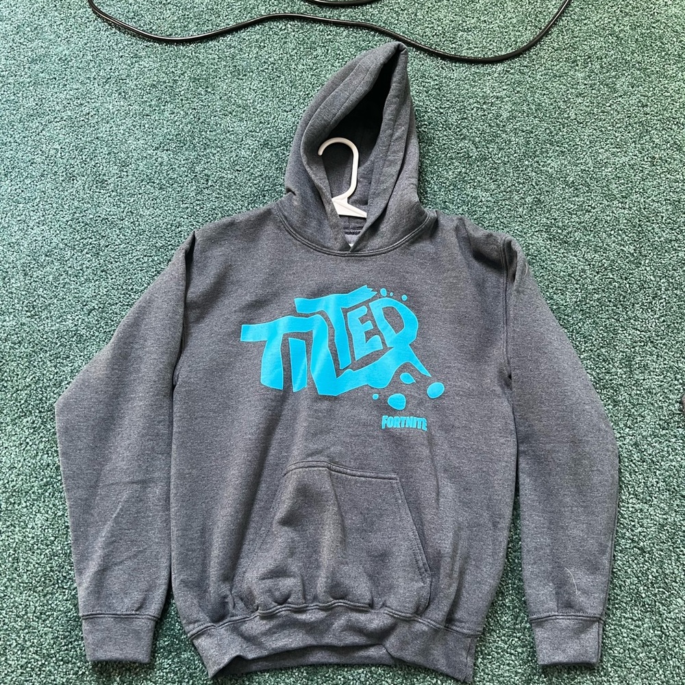 tilted towers fortnite youth large hoodie